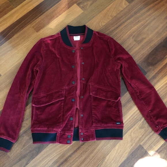 Rvca Corduroy Bomber Jacket 
